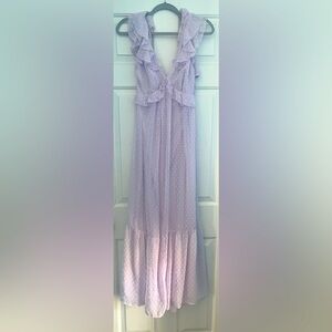 Francesca’s purple boho dress